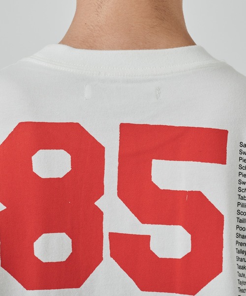 Jieda（ジエダ）の「別注 OVER SIZE PRINT TEE（Tシャツ/カットソー・メンズ・ブラック/ホワイト・FREE）」の12枚目の写真