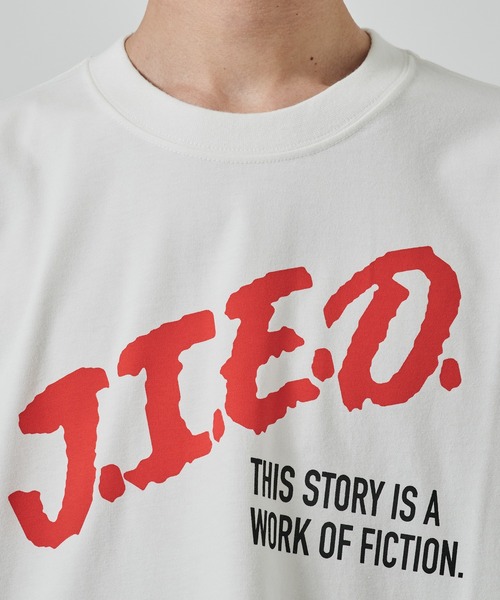 Jieda（ジエダ）の「別注 OVER SIZE PRINT TEE（Tシャツ/カットソー・メンズ・ブラック/ホワイト・FREE）」の11枚目の写真