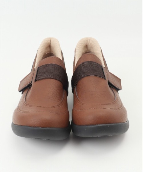 Re:getA(リゲッタ)の「Re:getA -リゲッタ スットオン ハンズフリーシューズ R331(スリッポン・レディース・レッド系その他/キャメル/ブラック・24-24.5cm/23-23.5cm)」の12枚目の写真