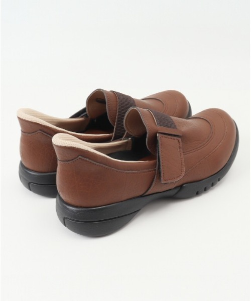 Re:getA(リゲッタ)の「Re:getA -リゲッタ スットオン ハンズフリーシューズ R331(スリッポン・レディース・レッド系その他/キャメル/ブラック・24-24.5cm/23-23.5cm)」の14枚目の写真