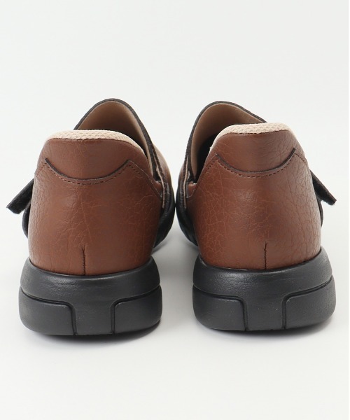Re:getA(リゲッタ)の「Re:getA -リゲッタ スットオン ハンズフリーシューズ R331(スリッポン・レディース・レッド系その他/キャメル/ブラック・24-24.5cm/23-23.5cm)」の15枚目の写真