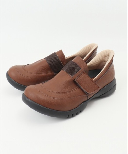 Re:getA(リゲッタ)の「Re:getA -リゲッタ スットオン ハンズフリーシューズ R331(スリッポン・レディース・レッド系その他/キャメル/ブラック・24-24.5cm/23-23.5cm)」の18枚目の写真