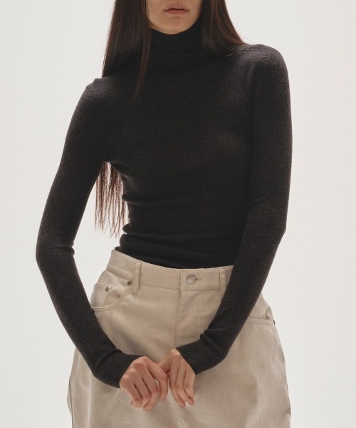 TODAYFUL/トゥデイフル】Merinowool 100% Seamless Knit/メリノウール