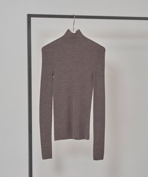 TODAYFUL（トゥデイフル）の「【TODAYFUL/トゥデイフル】Merinowool 100% Seamless Knit/メリノウール100% シームレスニット（ニット/セーター・レディース・オリーブ/チャコールグレー/モカ・FREE）」の7枚目の写真