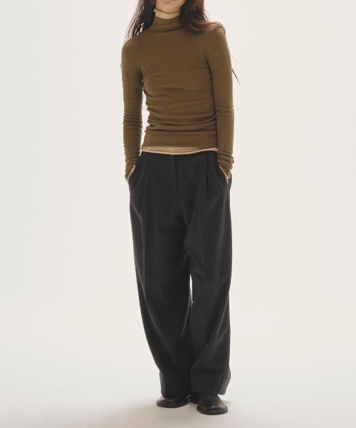 TODAYFUL/トゥデイフル】Merinowool 100% Seamless Knit/メリノウール