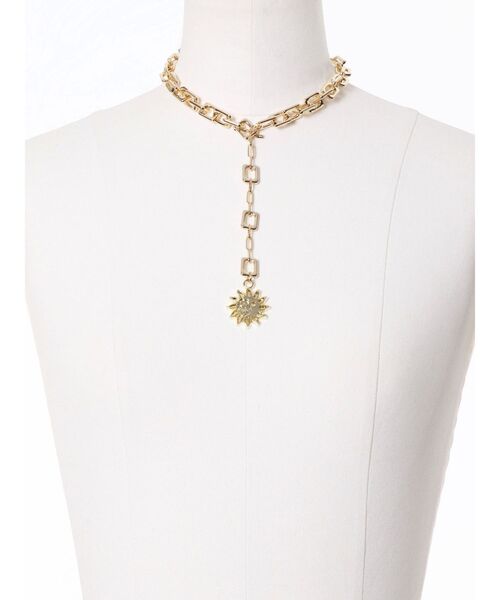 EVRIS（エヴリス）の「SUNNY MOTIF CHOKERネックレス（ネックレス・レディース・シルバー/ゴールド・FREE）」の5枚目の写真