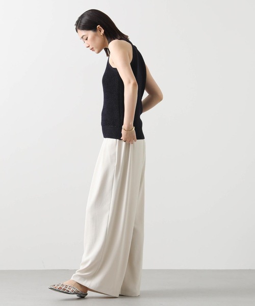 Gready Brilliant（グレディブリリアン）の「アメスリニットタンク（タンクトップ・レディース・ネイビー/ベージュ・38）」の12枚目の写真