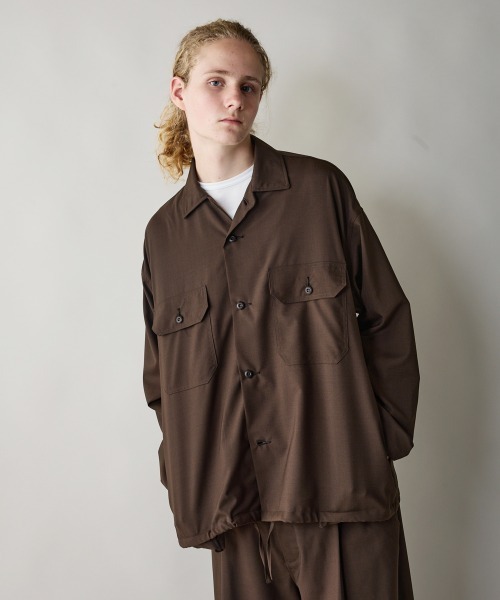 rehacer(レアセル)の「rehacer : Tactical Shirt Jacket / タクティカル シャツ ジャケット(シャツ/ブラウス・メンズ・ブラウン/ブラック・SMALL/MEDIUM/LARGE/X-LARGE)」の9枚目の写真