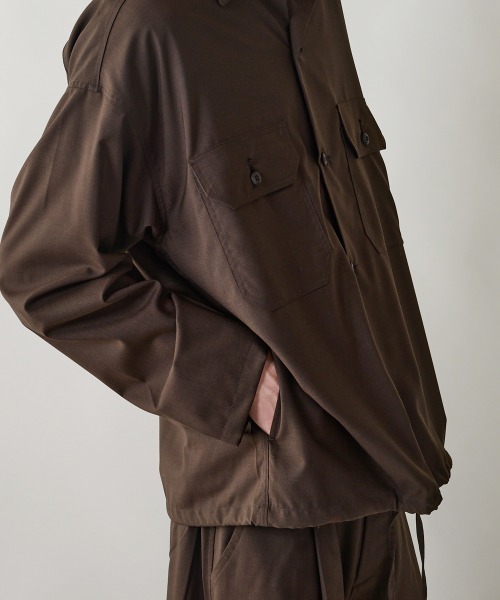 rehacer(レアセル)の「rehacer : Tactical Shirt Jacket / タクティカル シャツ ジャケット(シャツ/ブラウス・メンズ・ブラウン/ブラック・SMALL/MEDIUM/LARGE/X-LARGE)」の12枚目の写真