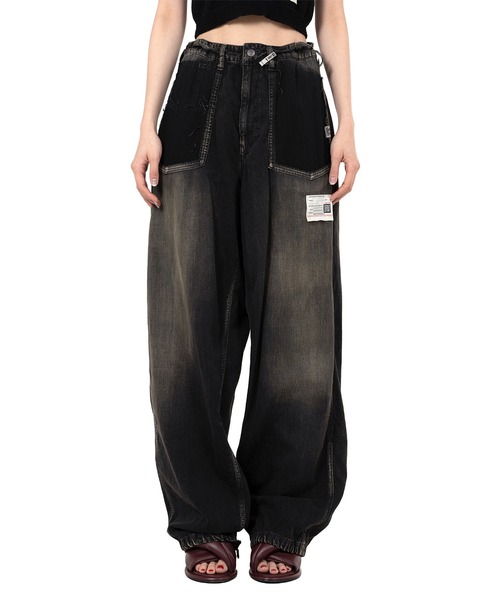 ミハラヤスヒロ デニム パンツ ブラック メゾン ミハラヤスヒロ Maison MIHARA YASUHIRO パンツ 通販