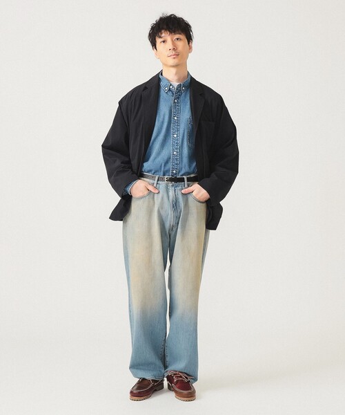 BEAMS(ビームス)の「【撥水】ワイドフィット テック ブレザー(テーラードジャケット・メンズ・ブラック/ネイビー・S/M/L/XL)」の3枚目の写真