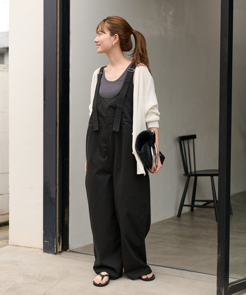 ≪WEB限定追加≫コンパクトウェザーサロペット（サロペット