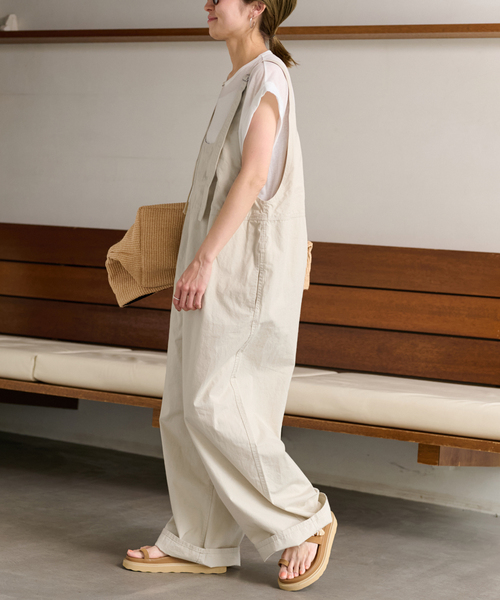 ≪WEB限定追加≫コンパクトウェザーサロペット（サロペット