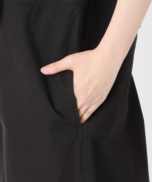 FRAMeWORK（フレームワーク）の「≪WEB限定追加≫コンパクトウェザーサロペット（サロペット/オーバーオール・レディース・ブラック/アイボリー/ブラウン・36/38）」の10枚目の写真