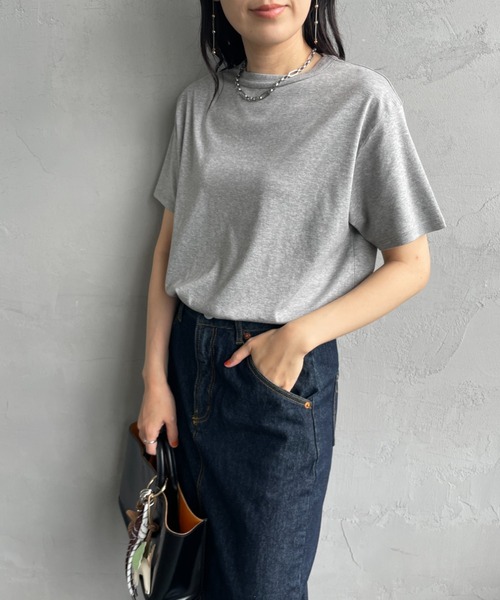 THE SHINZONE（ザ　シンゾーン）の「[THE SHINZONE/ザ シンゾーン] AWESOME TEE オーサムTシャツ（Tシャツ/カットソー・レディース・グレー/ホワイト・0）」の18枚目の写真