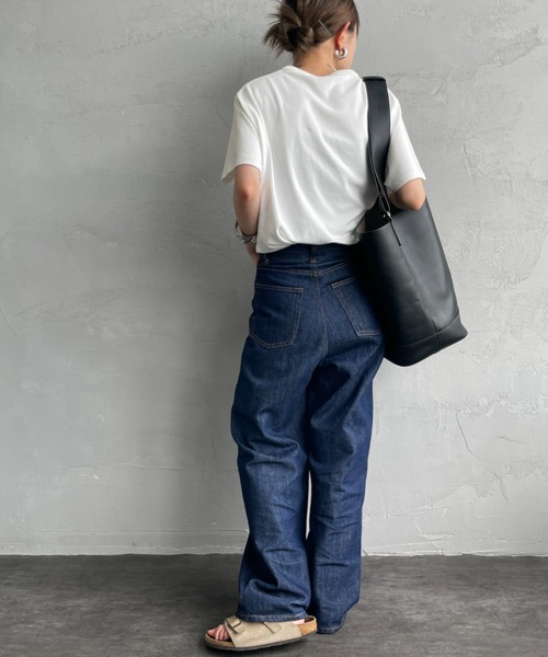 THE SHINZONE（ザ　シンゾーン）の「[THE SHINZONE/ザ シンゾーン] AWESOME TEE オーサムTシャツ（Tシャツ/カットソー・レディース・グレー/ホワイト・0）」の12枚目の写真