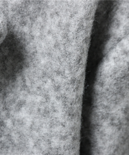 SEVENDAYS=SUNDAY（セブンデイズサンデイ）の「ビンテージフリース　チェスターコート（チェスターコート・レディース・ネイビー/グレー/カーキ・LARGE/MEDIUM/SMALL）」の8枚目の写真