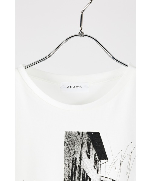 AGAWD / アガウド 】Photo Print Shoulder Tank / フォト