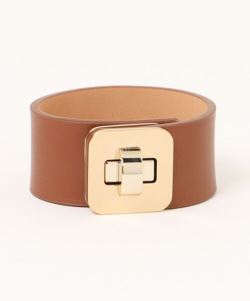 セール】【Maison Boinet/メゾンボワネ】ワイドレザーブレスレット