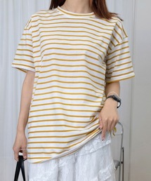 ボーダー柄tシャツ レディース 半袖夏服