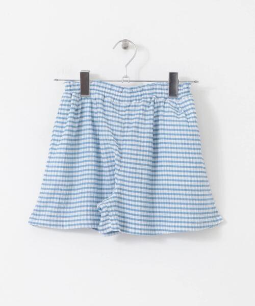 URBAN RESEARCH DOORS(アーバンリサーチドアーズ)の「チェックフレアキュロット(KIDS)(その他パンツ・キッズ・ブルー/チャコールグレー・105/135/120)」の9枚目の写真