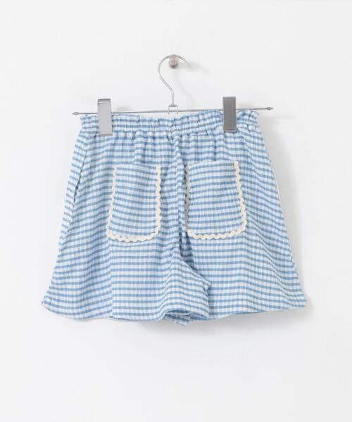 URBAN RESEARCH DOORS(アーバンリサーチドアーズ)の「チェックフレアキュロット(KIDS)(その他パンツ・キッズ・ブルー/チャコールグレー・105/135/120)」の13枚目の写真