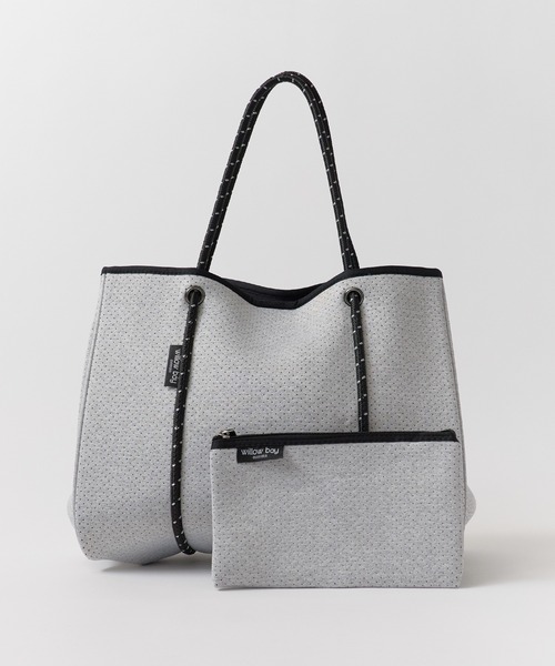 Willow Bay(ウィローベイ)の「Willow Bay/ウィローベイ Daydreamer Neoprene Tote Bag トートバッグ 軽量 秋物 秋服 2026年秋冬(トートバッグ・レディース・ブラック系2/ブラック系1/ホワイト系2/ホワイト系1/ライトグレー/チャコール/カーキ系2/カーキ系1・FREE)」の18枚目の写真
