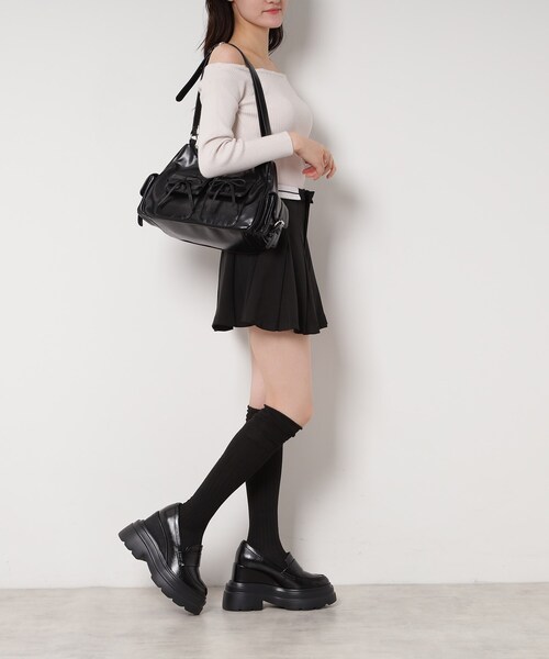 ESPERANZA(エスペランサ)の「ボリューム厚底ローファー(パンプス・レディース・ブラウン系/ブラック・S/M/L/LL)」の18枚目の写真