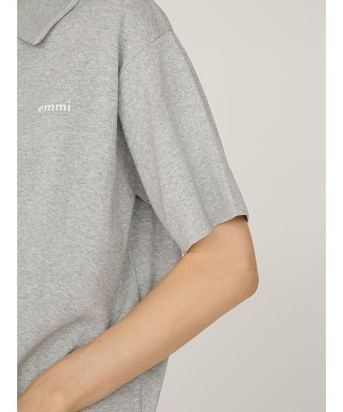 emmiロゴニットポロトップス（ポロシャツ）｜emmi（エミ）の