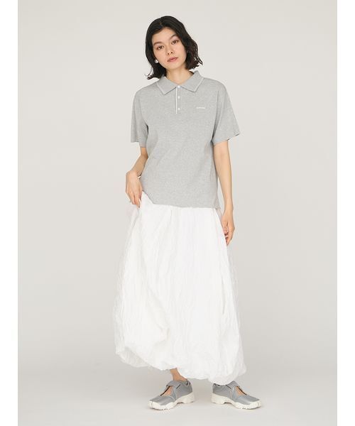 ポロシャツ ポロ emmiロゴニットポロトップス レディース ニットポロトップス(カットソー)｜トップス｜emmi（エミ）の通販