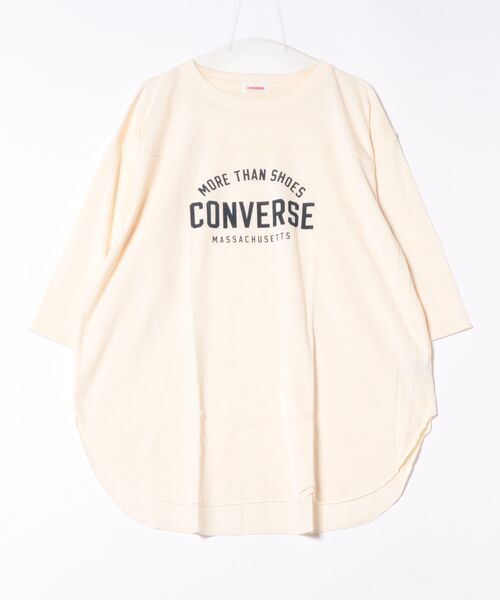 CONVERSE コンバース カットソー半袖チュニック 8月20日セール追加】 Aライン半袖チュニック(コンバース