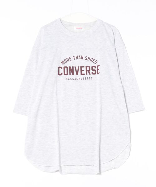 CONVERSE コンバース カットソー半袖チュニック コンバース CONVERSEチュニックTシャツ｜ライトオンの通販