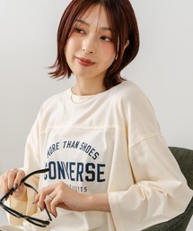 【CONVERSE/コンバース】7分袖 ワイド切り替え チュニック