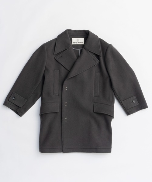 PRANK PROJECT（プランクプロジェクト）の「ミドルピーコート / Mid Peacoat（ピーコート・レディース・グレー/ネイビー・FREE）」の13枚目の写真