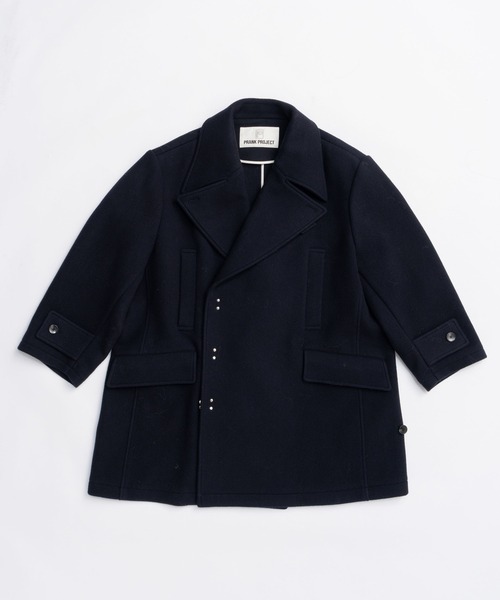 PRANK PROJECT（プランクプロジェクト）の「ミドルピーコート / Mid Peacoat（ピーコート・レディース・グレー/ネイビー・FREE）」の16枚目の写真