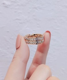 E&C closet…（イーアンドシークローゼット）の「グリッターリング（二連連）（リング）」