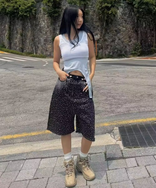 A'GEM/9 × .kom 『ARULE/アルール』 フルストーンショーパン