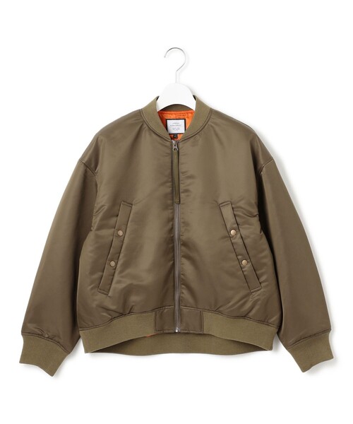 J.PRESS YORK STREET（ジェイプレスヨークストリート）の「【WOMEN】ショート MA-1（ブルゾン・レディース・カーキ系/ブラック系・F）」の14枚目の写真
