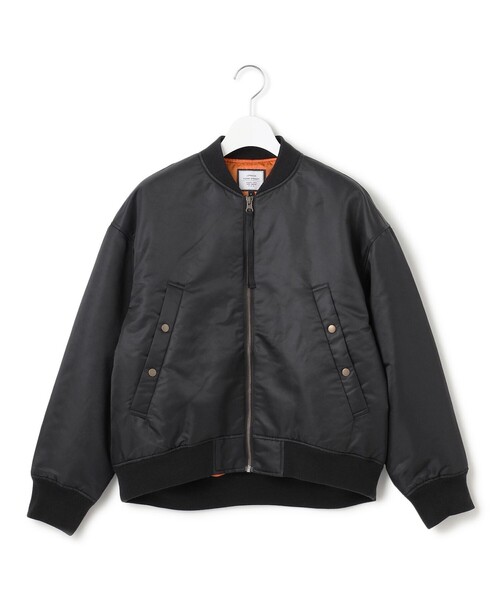 J.PRESS YORK STREET（ジェイプレスヨークストリート）の「【WOMEN】ショート MA-1（ブルゾン・レディース・カーキ系/ブラック系・F）」の10枚目の写真