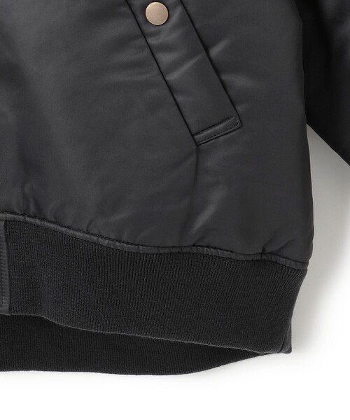 J.PRESS YORK STREET（ジェイプレスヨークストリート）の「【WOMEN】ショート MA-1（ブルゾン・レディース・カーキ系/ブラック系・F）」の5枚目の写真