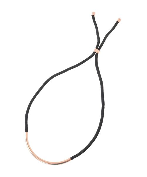 YECCA VECCA（イェッカヴェッカ）の「アーチラインコードネックレス（ネックレス・レディース・ゴールド/ブラック・FREE）」の15枚目の写真