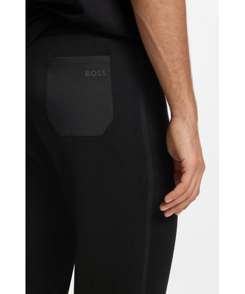 BOSS(ボス)の「ニット トラックスーツボトムス レギュラーフィット(その他パンツ・メンズ・ダークブルー・L/M/S/XL)」の2枚目の写真