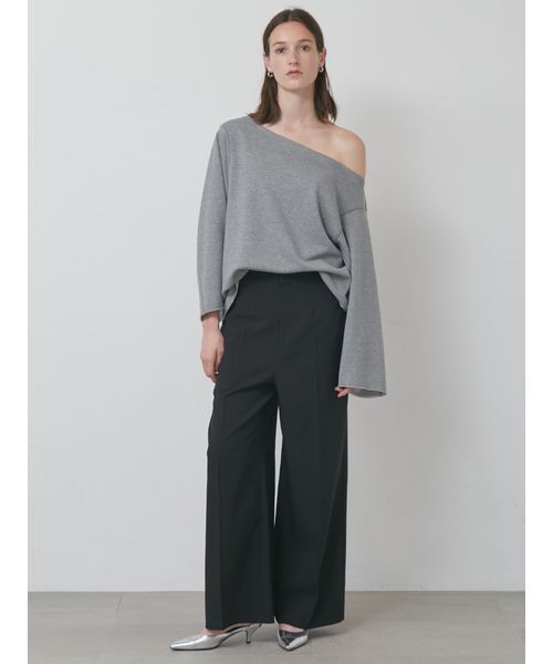 styling/(スタイリング)の「【セットアップ対応】ハイウエストスーツパンツ(その他パンツ・レディース・グレー/ブラック/ブラウン・0/1)」の2枚目の写真