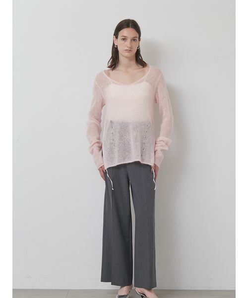 styling/(スタイリング)の「【セットアップ対応】ハイウエストスーツパンツ(その他パンツ・レディース・グレー/ブラック/ブラウン・0/1)」の13枚目の写真