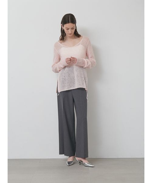 styling/(スタイリング)の「【セットアップ対応】ハイウエストスーツパンツ(その他パンツ・レディース・グレー/ブラック/ブラウン・0/1)」の14枚目の写真