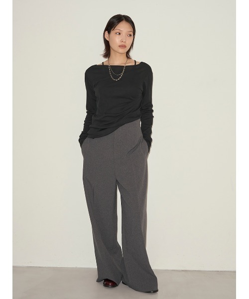 styling/(スタイリング)の「【セットアップ対応】ハイウエストスーツパンツ(その他パンツ・レディース・グレー/ブラック/ブラウン・0/1)」の18枚目の写真