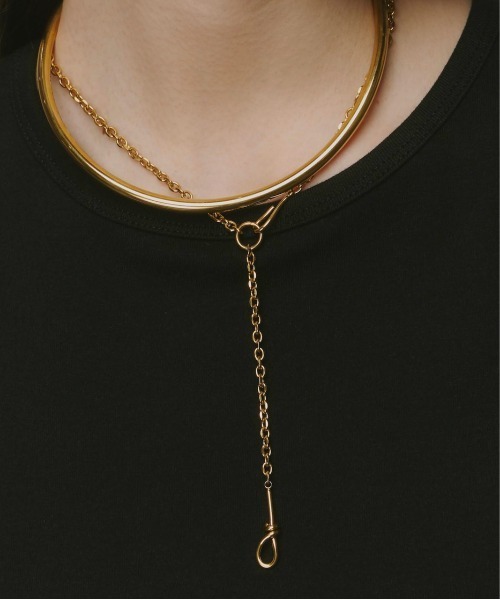 Su1.(スイ)の「【Su1.】【金属アレルギー対応】【ステンレス】ノットチェーンネックレス(ネックレス・レディース・シルバー/ゴールド・FREE)」の13枚目の写真