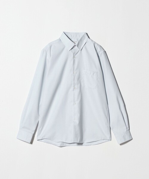 green label relaxing(グリーンレーベルリラクシング)の「エブリット コットンオックス ソリッド スナップ ボタンダウン シャツ -イージーアイロン-(ビジネスシャツ・メンズ・ライトグレー/コバルトブルー/ベージュ・XL/M/L/S)」の18枚目の写真