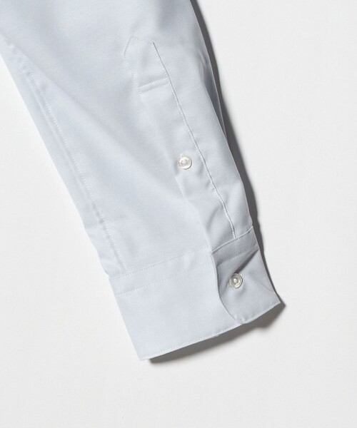 green label relaxing(グリーンレーベルリラクシング)の「エブリット コットンオックス ソリッド スナップ ボタンダウン シャツ -イージーアイロン-(ビジネスシャツ・メンズ・ライトグレー/コバルトブルー/ベージュ・XL/M/L/S)」の21枚目の写真