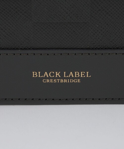 BLACK LABEL CRESTBRIDGE(ブラックレーベル・クレストブリッジ)の「エンボスチェックロングウォレット(財布・メンズ・チャコールグレー・FREE)」の4枚目の写真